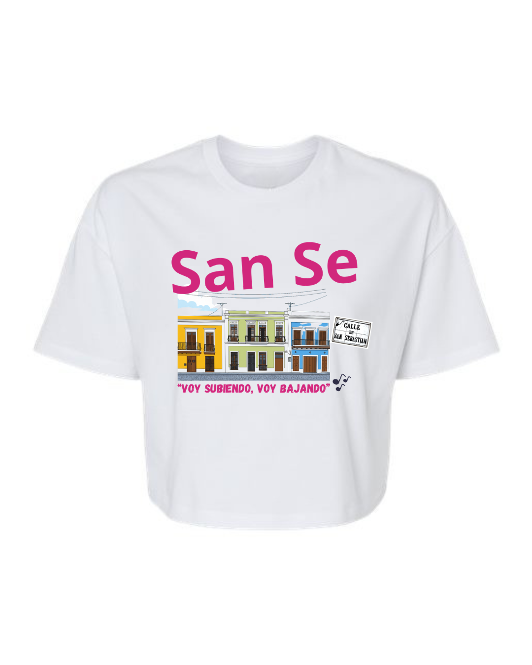 SanSe Oversized Crop Top