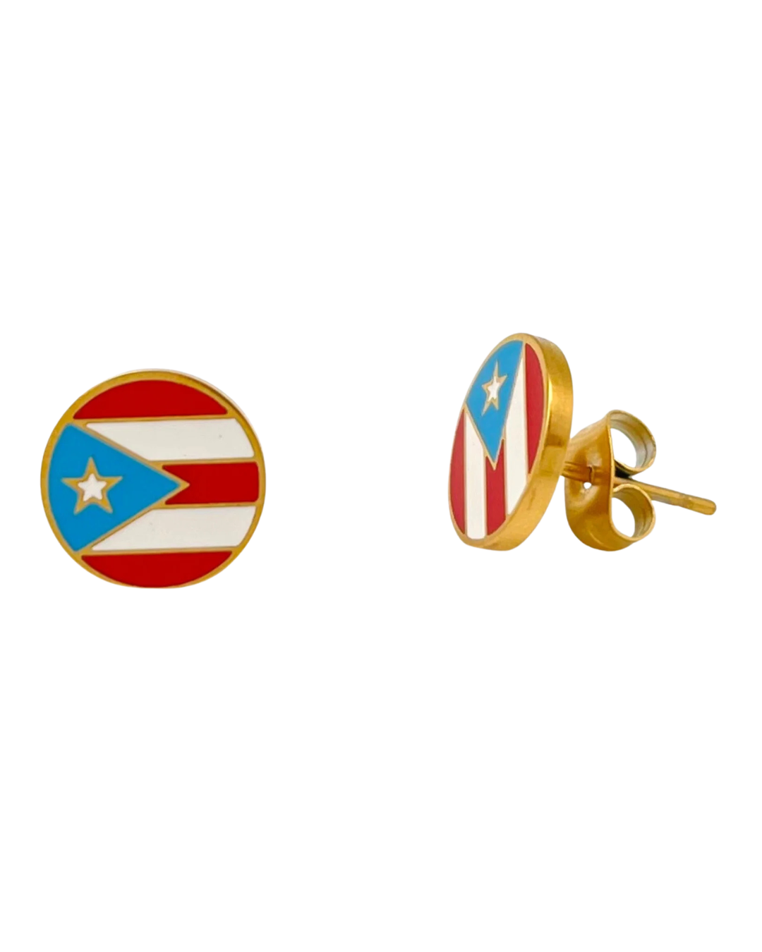 Aretes Bandera de PR