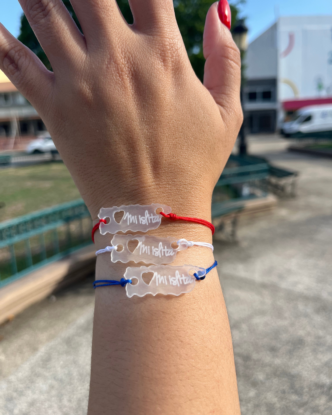 Pulseras de Hilo " Mi Islita"