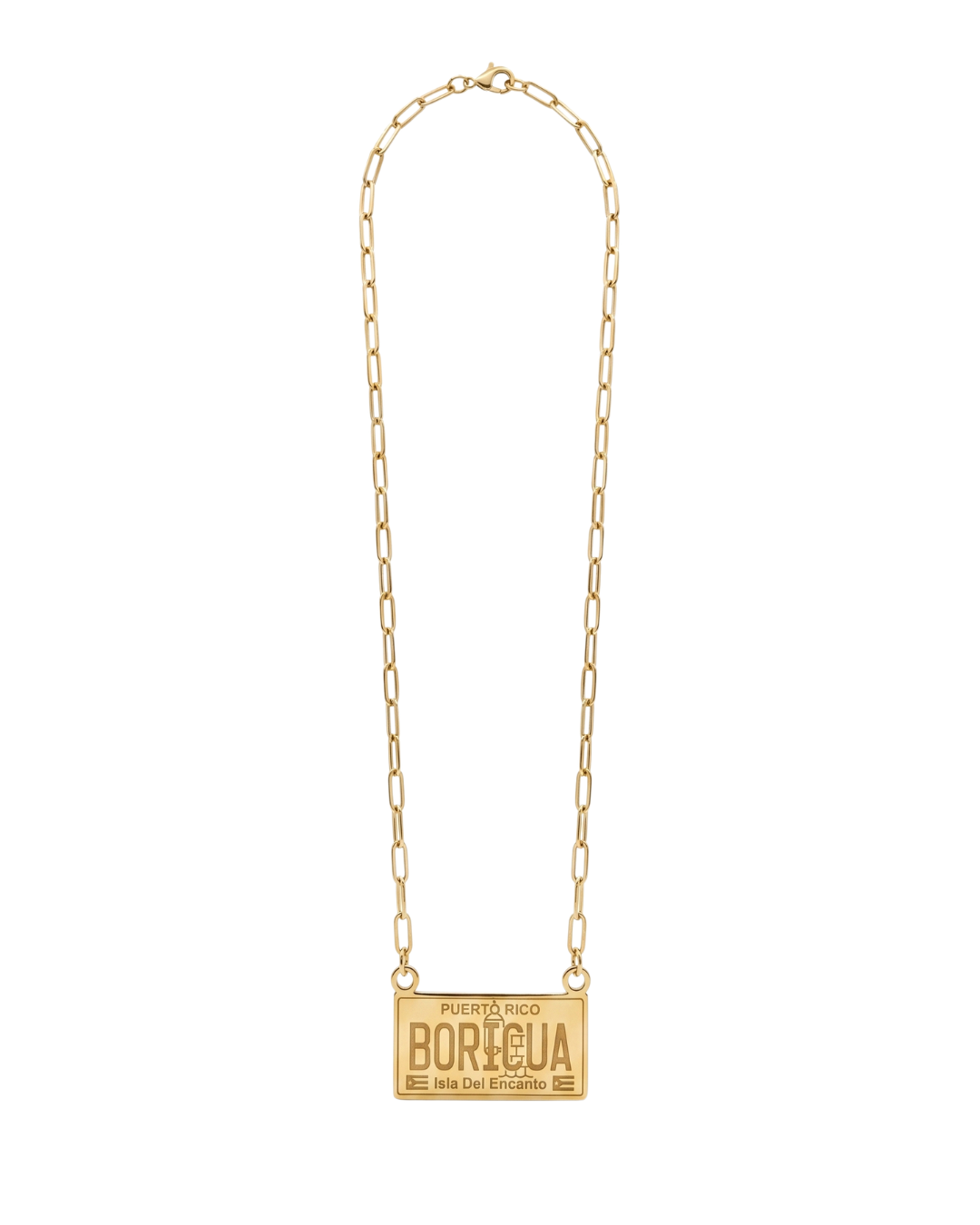 Collar Tablilla Boricua