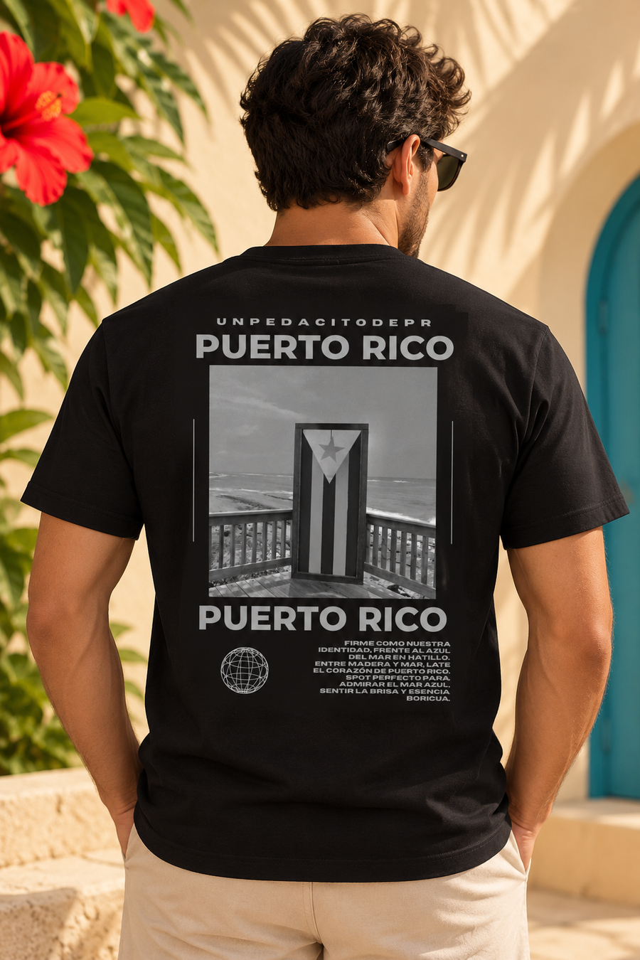 Identidad al Mar - Black Heavyweight Street T-Shirt