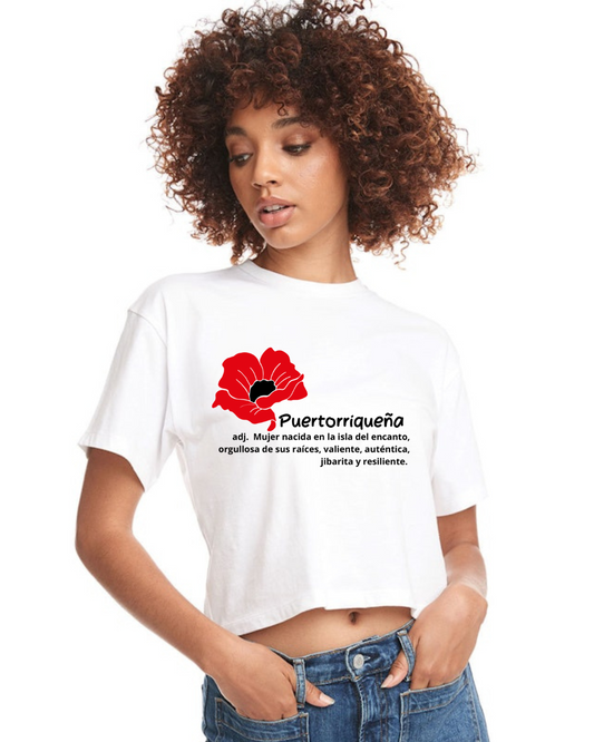 Puertorriqueña Crop Top