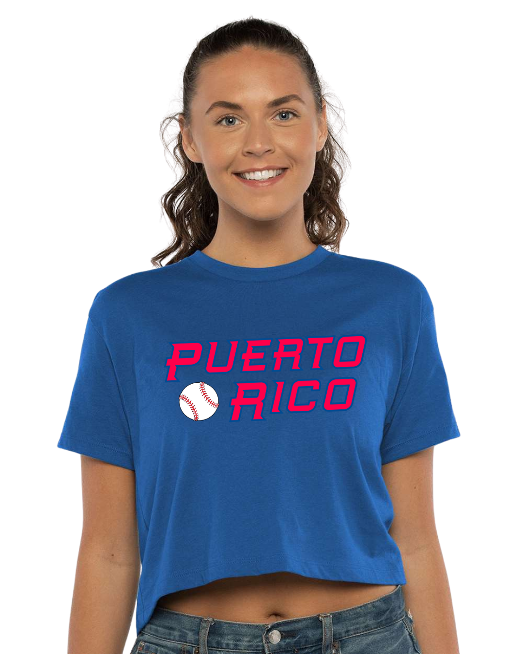 Puerto Rico Baseball - Crop Top