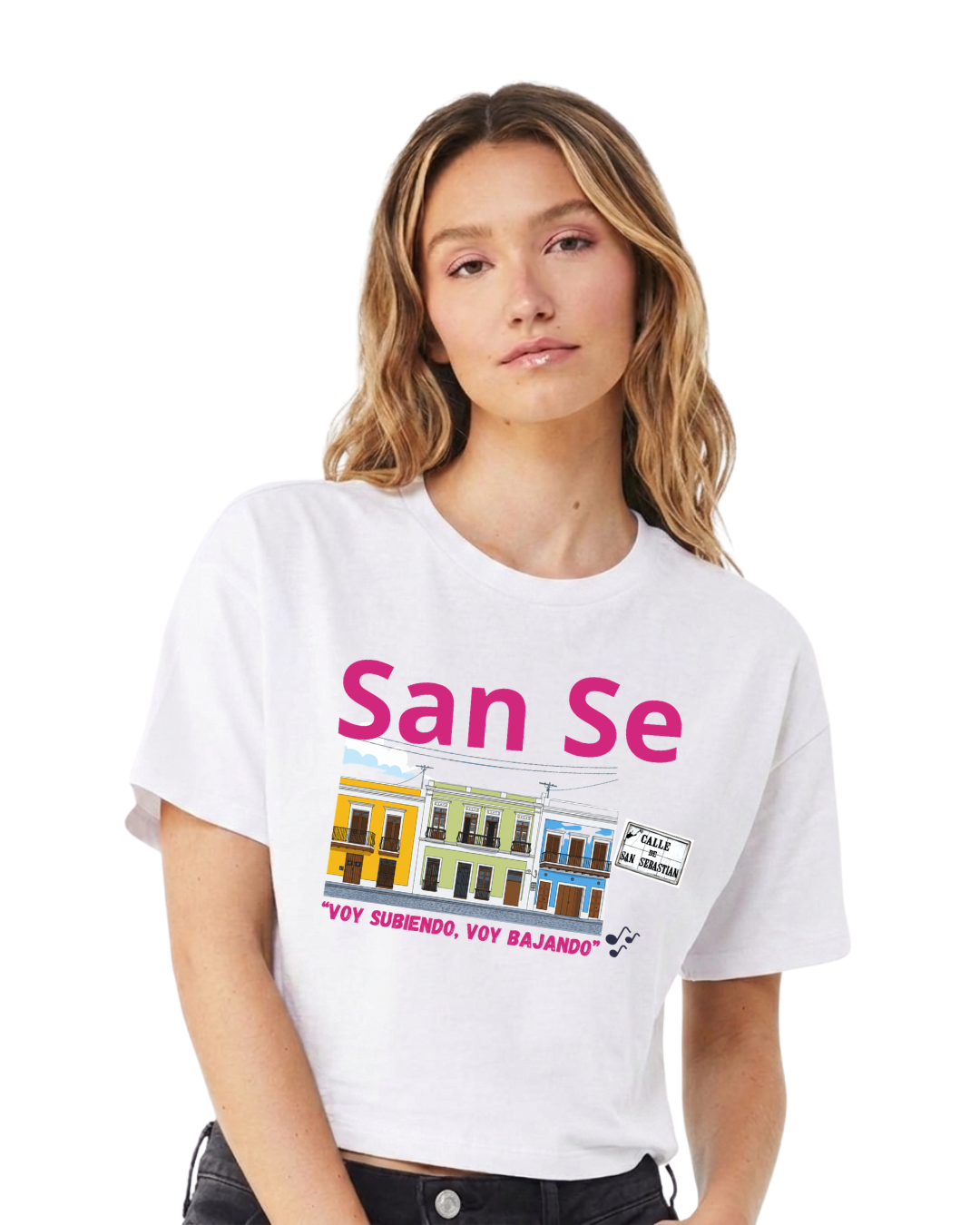 SanSe Oversized Crop Top