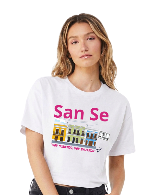 SanSe Oversized Crop Top