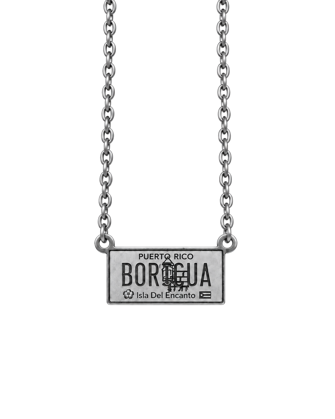 Collar Mini Tablilla Boricua