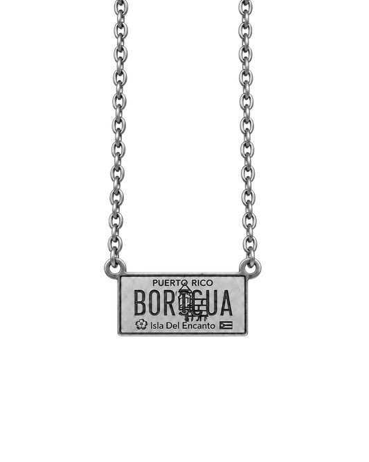 Collar Mini Tablilla Boricua