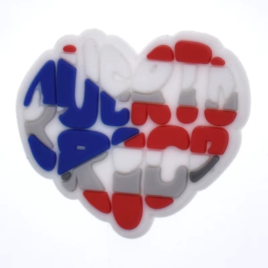 Corazón Puerto Rico Shoe Charm