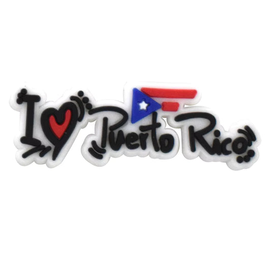 I ❤️ Puerto Rico Shoe Charm