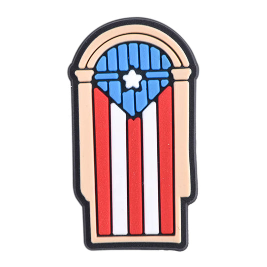 La Puerta Bandera Shoe Charm