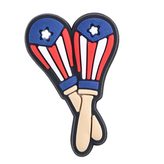 Maracas Boricuas Shoe Charm