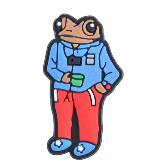 Concho Tomando Café Shoe Charm
