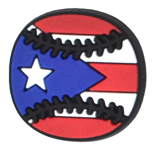Bola de Béisbol Boricua Shoe Charm