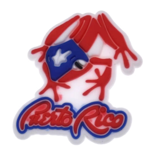 Coquí Puerto Rico Shoe Charm