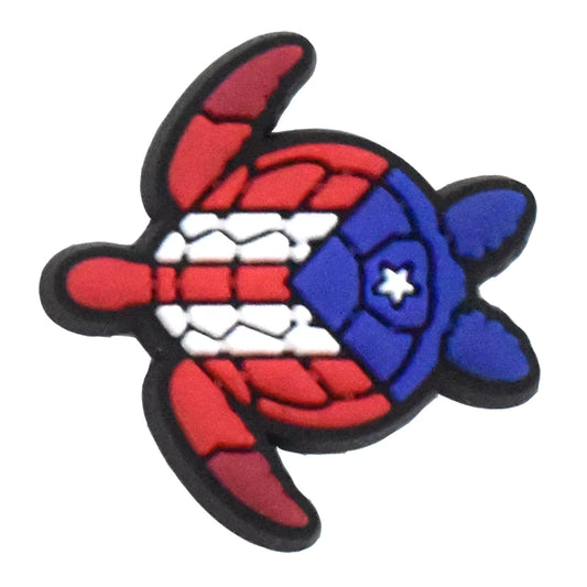 Tortuga Boricua Shoe Charm