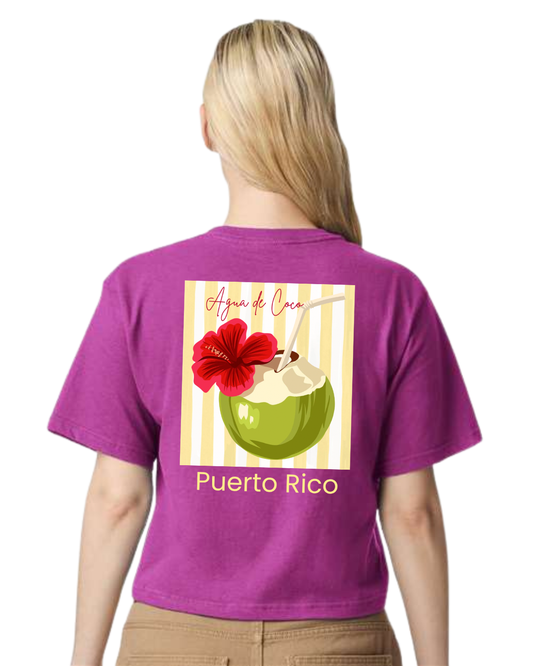 Agua de Coco - Fine Jersey Boxy Tee