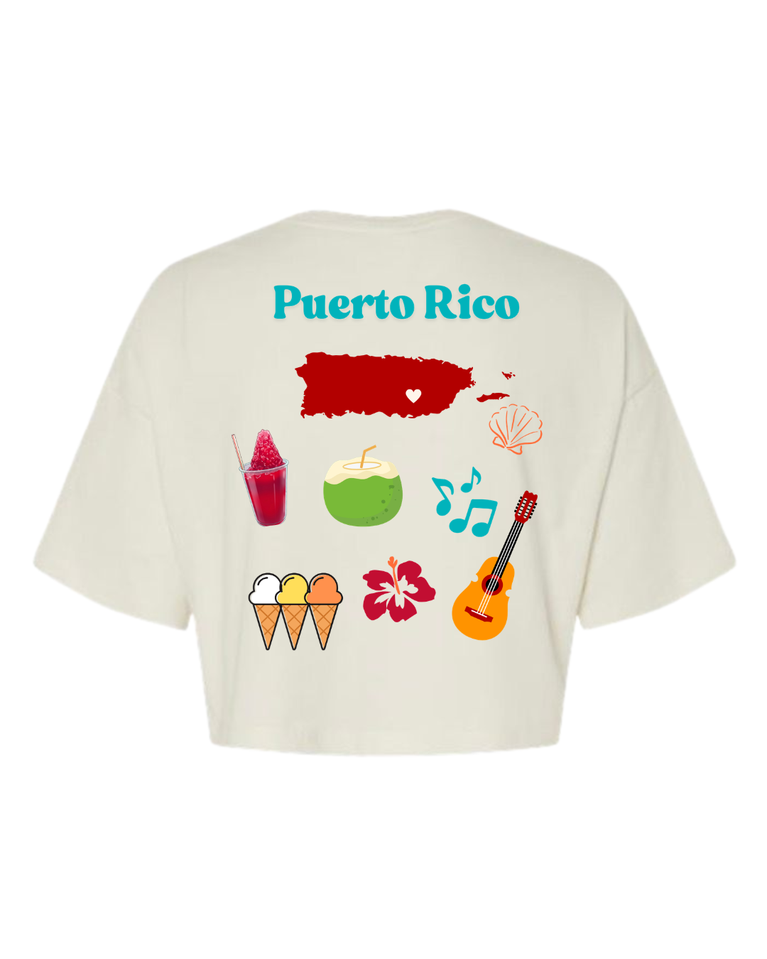 Tradiciones Boricuas - Fine Jersey Boxy Tee