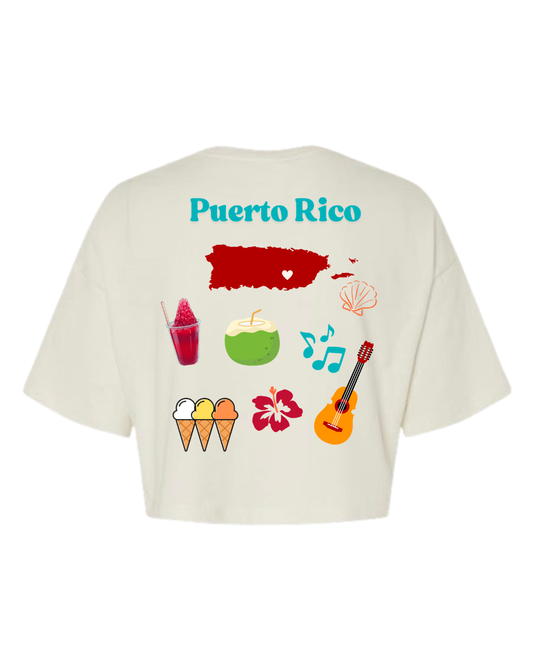 Tradiciones Boricuas - Fine Jersey Boxy Tee