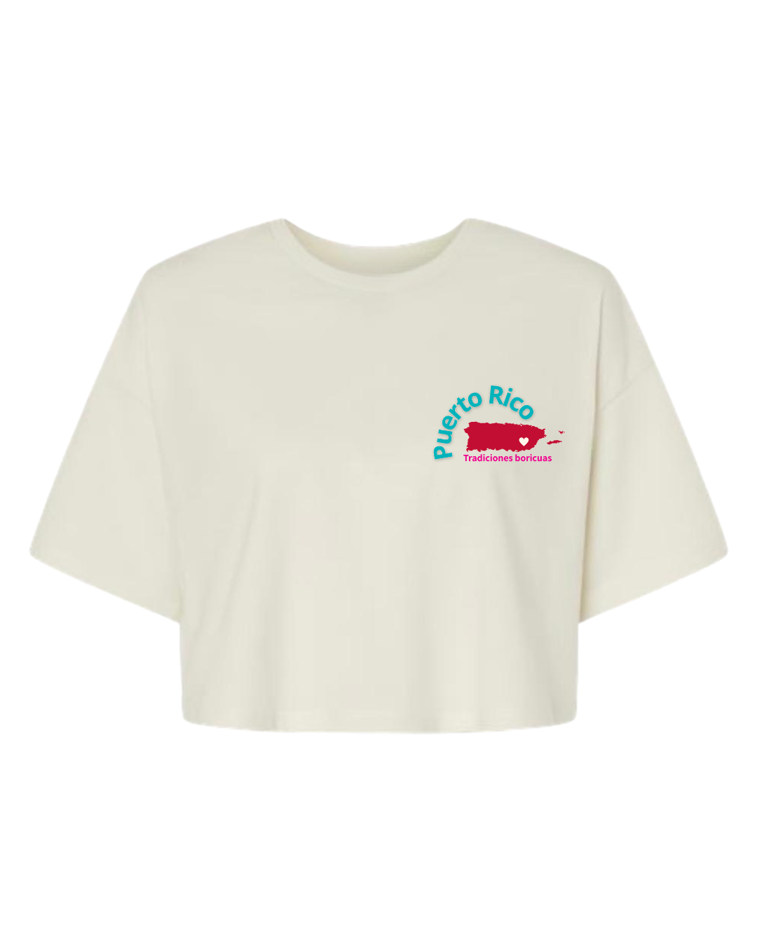 Tradiciones Boricuas - Fine Jersey Boxy Tee