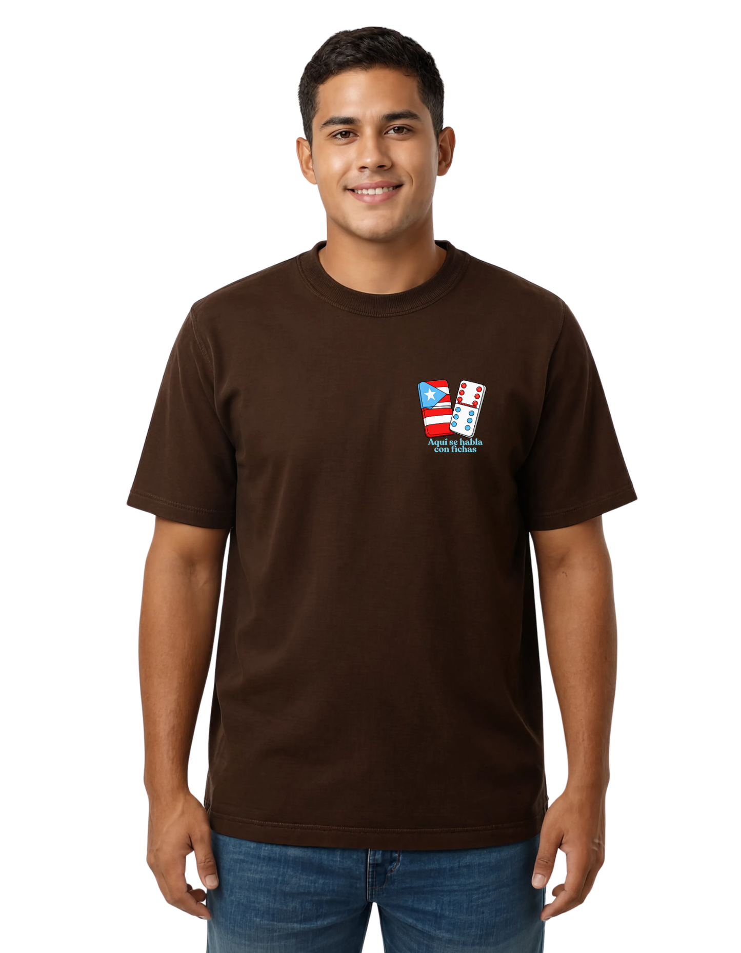 Dominó Boricua  - Heavyweight Street T-Shirt