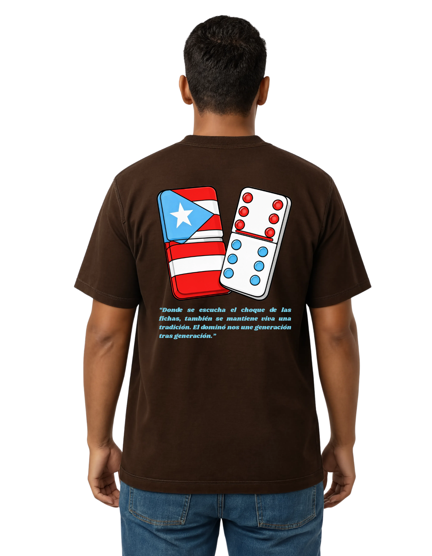 Dominó Boricua  - Heavyweight Street T-Shirt