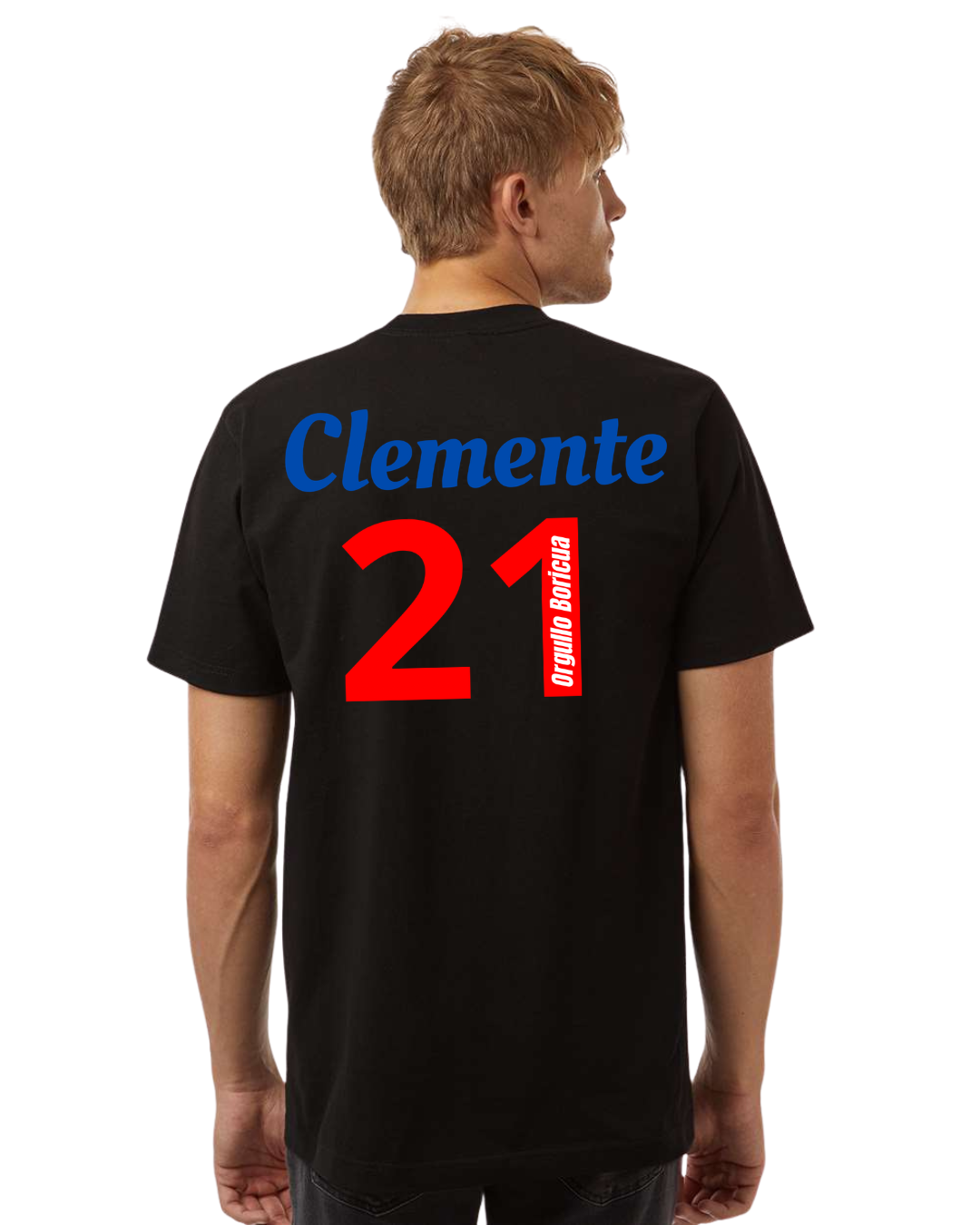 Clemente 21 Edición Santurce - Heavyweight Street T-Shirt