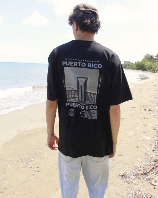 Identidad al Mar - Black Heavyweight Street T-Shirt