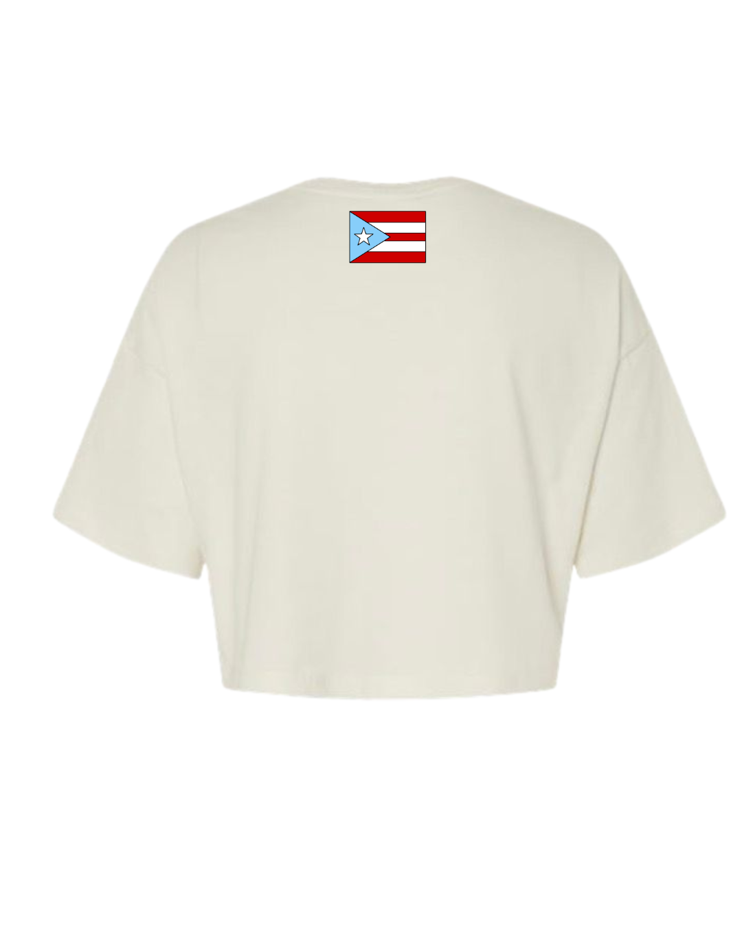 Puerto Rico Maga - Oversized Crop Tee