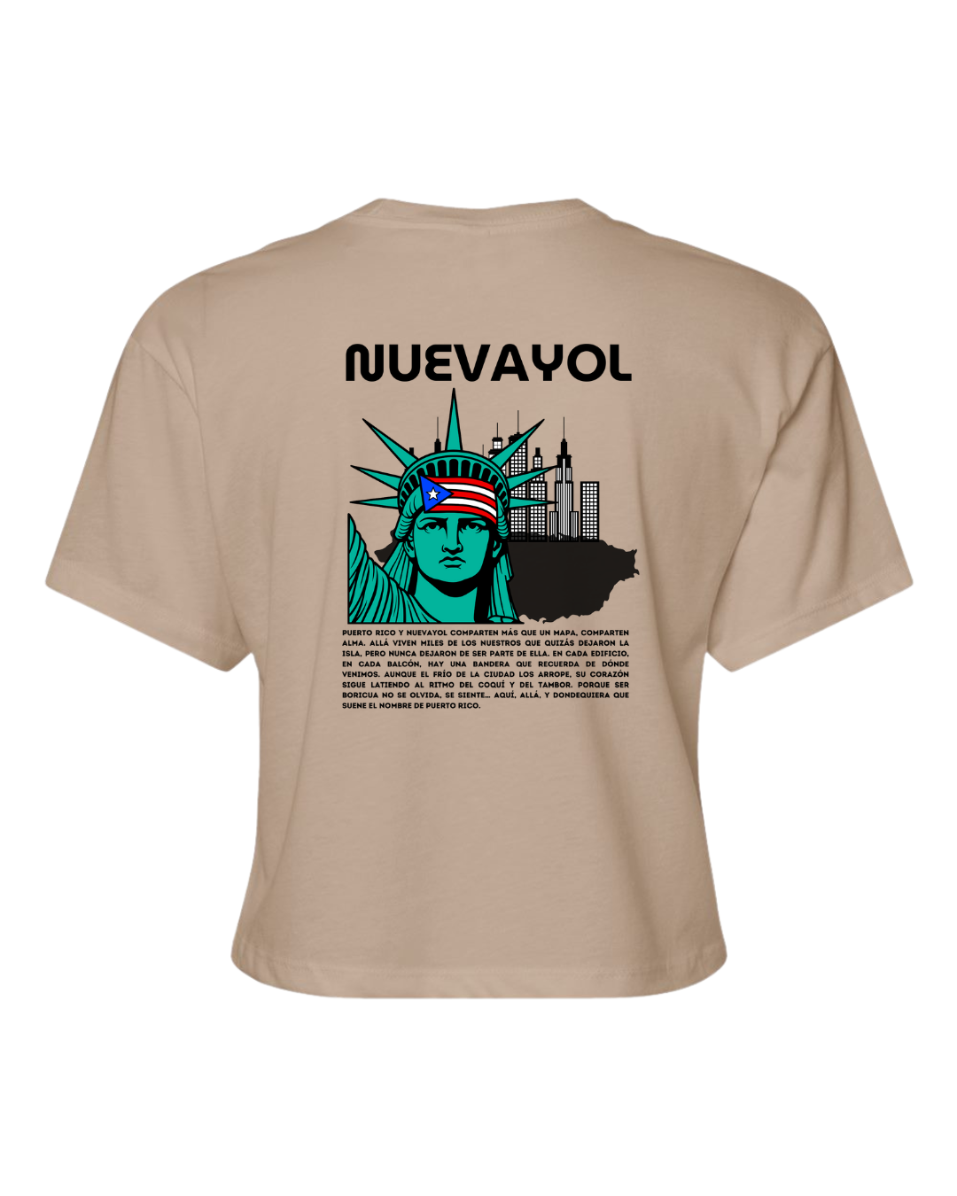 NUEVAYOL Tan Crop Top