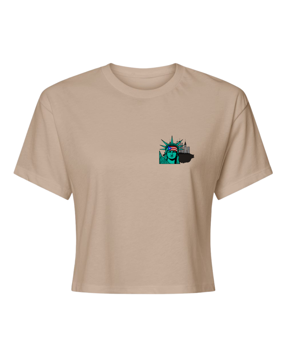 NUEVAYOL Tan Crop Top