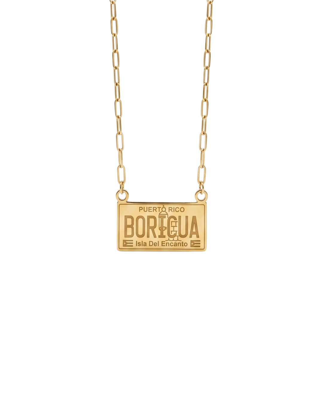 Collar Tablilla Boricua