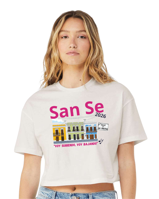 SanSe 2026 Oversized Crop Top