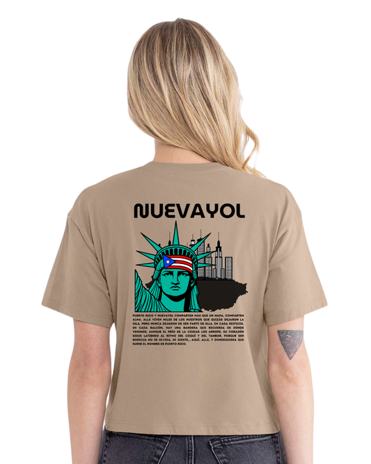 NUEVAYOL Tan Crop Top