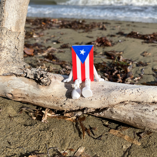 Figurita Bandera de Puerto Rico