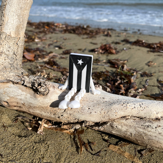 Figurita Bandera Resistencia Boricua